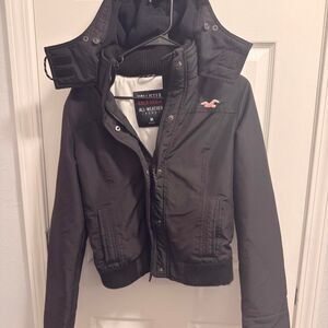 Hollister-co Women's Black Jacket